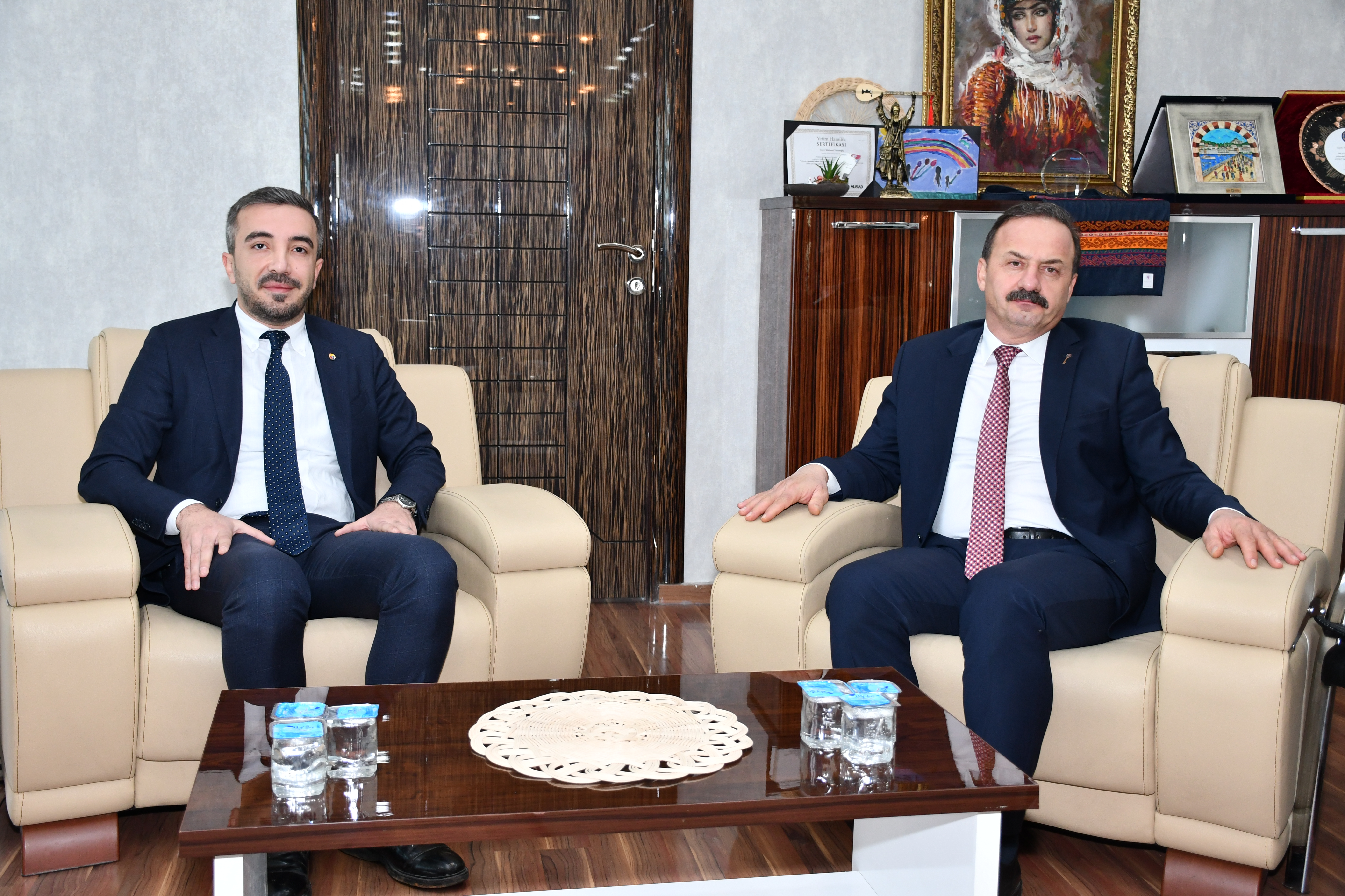 Anahtar Parti Genel Başkanı Ağıralioğlu, ATSO’yu Ziyaret Etti