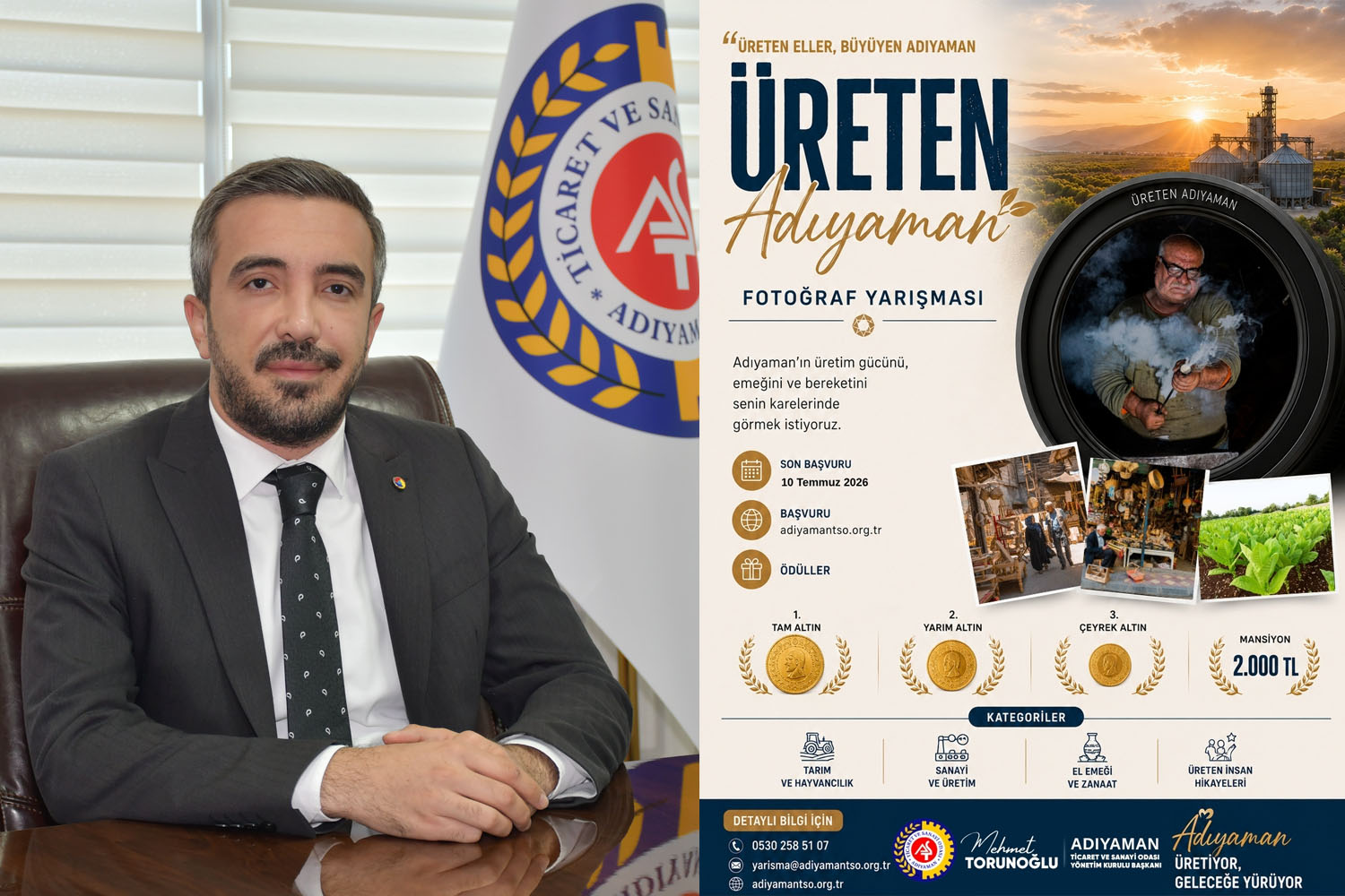 “Üreten Adıyaman” Fotoğraf Yarışması Başlıyor