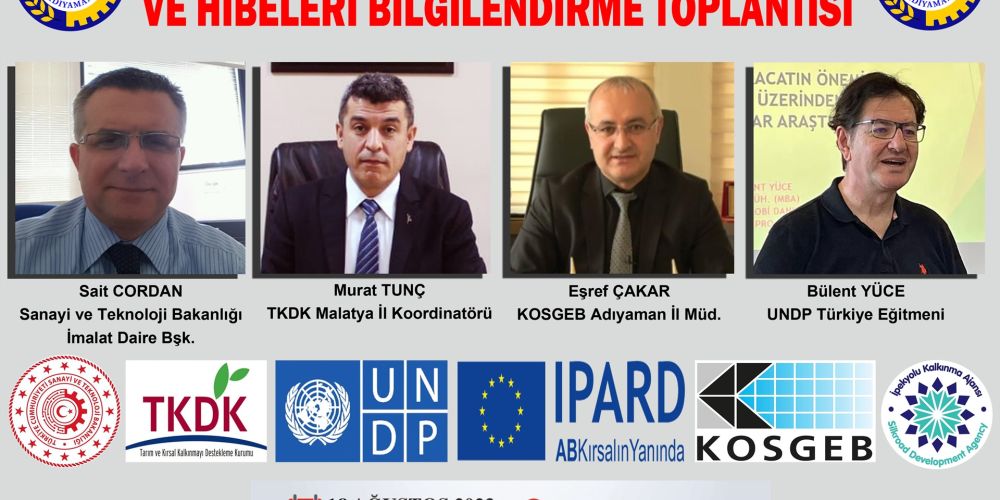 DEVLET DESTEKLERİ TEŞVİKLERİ VE HİBELERİ BİLGİLENDİRME TOPLANTISI