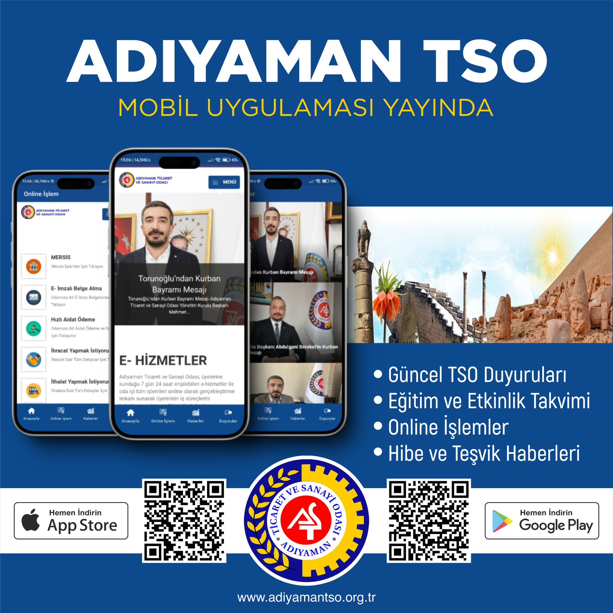 Adıyaman TSO Mobil Uygulaması Yayında