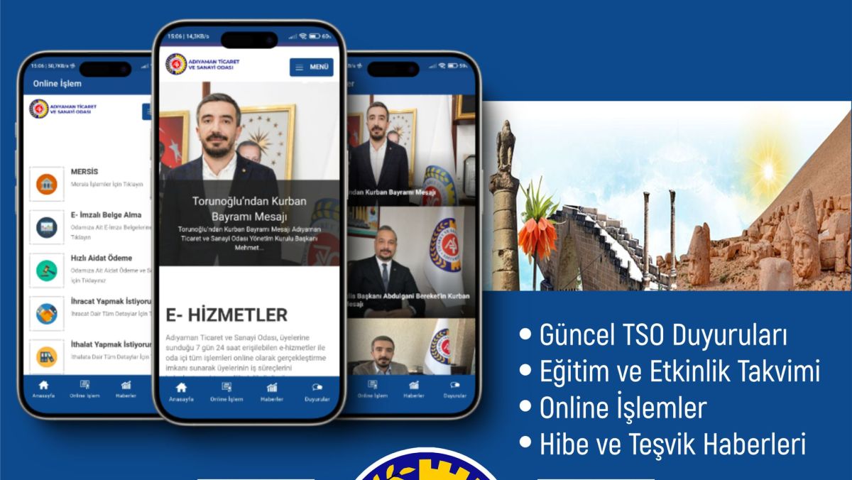 Adıyaman TSO Mobil Uygulaması Yayında